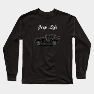 Jeep Life Side View Long Sleeve T-Shirt